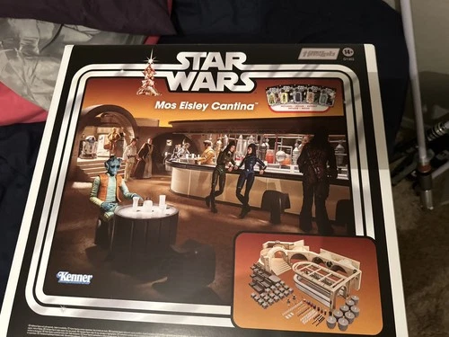 TVC Star Wars Haslab Base Cantina Playset NO FIGURES Vintage 3.75” Mos Eisley E4