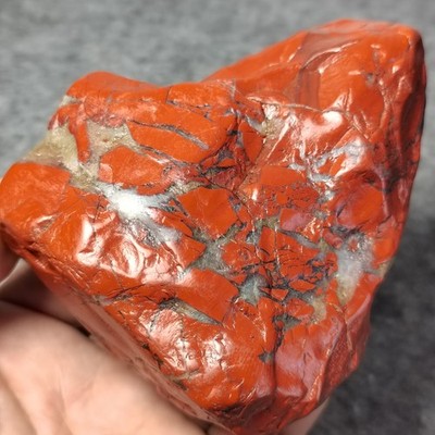 338g Beautiful Natural Stone Polished Red Jasper Mineral Specimen Display Piece