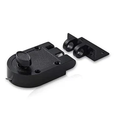 Jimmy Proof Deadbolt Lock with Keyed (black)