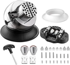 3''-5'' Ball Vise Engraving Tool 360° Rotate with 36pcs Jewelry Setting Kits