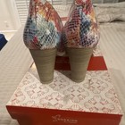 Dorking by Fluchos Multicolor Leather Slip-On Pumps Round Toe US 7.5 — photo 3