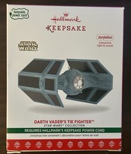 Hallmark 2017 Star Wars Darth Vader   s Tie Fighter 17 Ornament Storyteller NIB