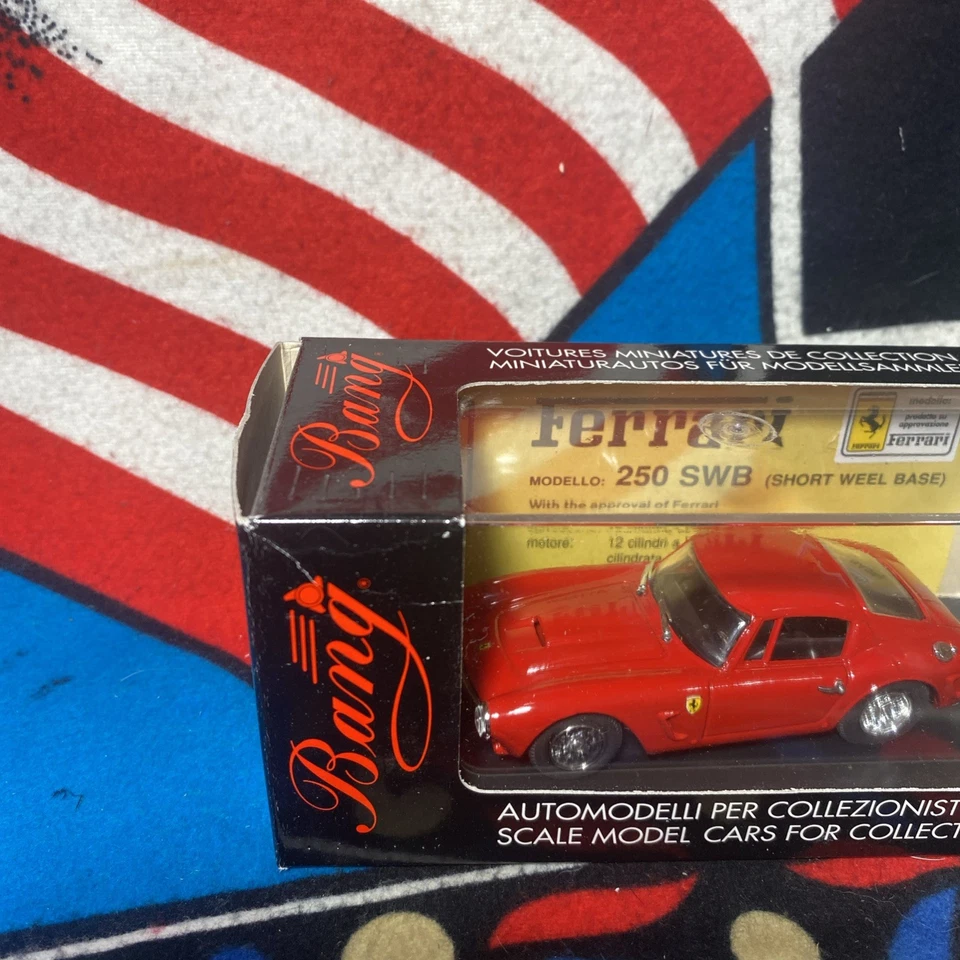Bang 1/43 7075 Ferrari 250 SWB “Prova” Red New Boxed - Image 2 of 4