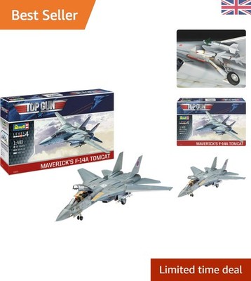 03865 Maverick's F-14A Tomcat Top Gun Maßstab 1:48 ungebaut/unlackiert Plastikmo...