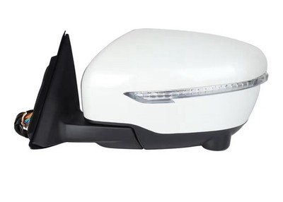 Left White Mirror Electric Heating Camera for 2014-2019 Nissan X-Trail T32 Rogue