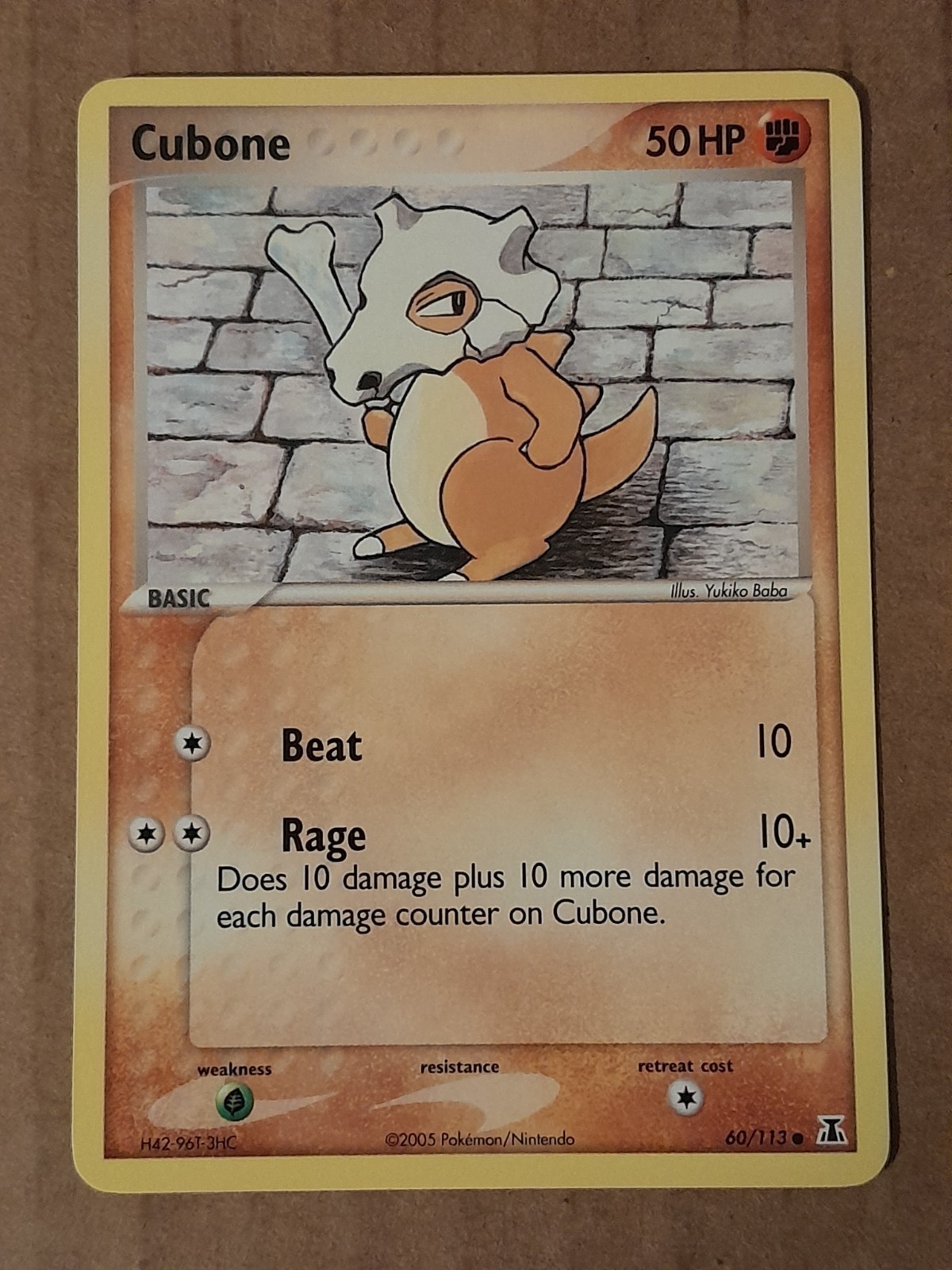 Cubone 60/113 Ex Delta Species NM-Mt See Pictures