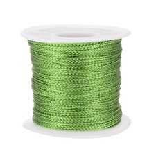 1 mm x 109 Yards Metallic Tinsel Cord Rope Fruit Green Cord Wrapping Ribbon