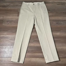 Brooks Brothers Pants Mens 34x32 Advantage Chino Clark Beige Khaki Preppy Casual
