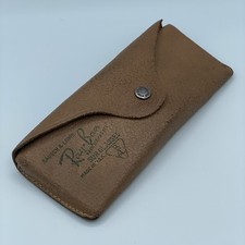 Vintage Ray-Ban Bausch  Lomb Leather Sunglasses Brown Made In USA CASE ONLY