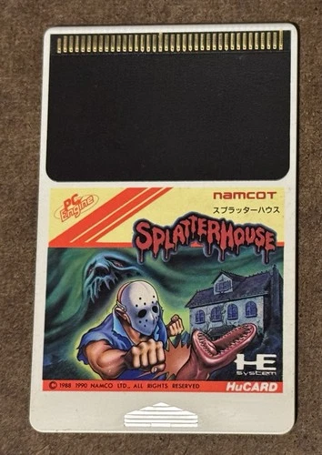 Splatterhouse PC Engine HuCard Namcot Japan Import US Seller TESTED