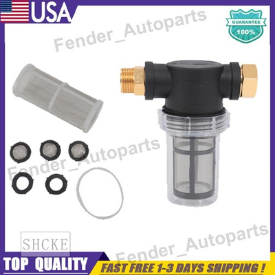 #ad Garden Hose Filter for Pressure Washer Inlet Water Inline Filter for Sediment $8.09