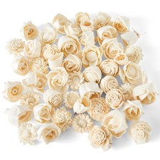 Mini Sola Wood Flower Assortment - 50 in a Set