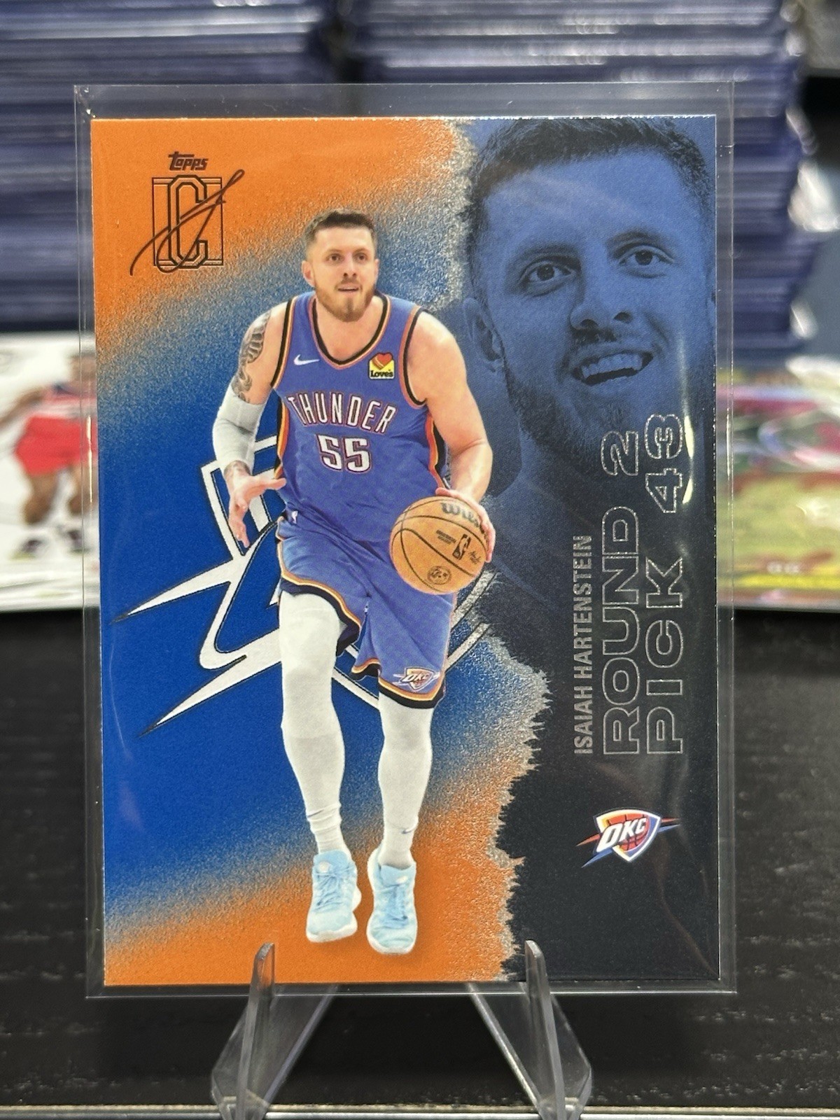 2025-26 Topps Signature Class Isaiah Hartenstein #41 Blue & Orange