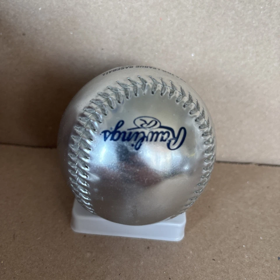 DEREK JETER NY NEW YORK YANKEES LOGO RAWLINGS PLATA BÉISBOL ⚾️ PELOTA Foto 2 de 3