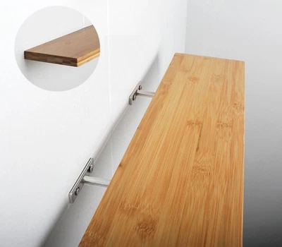 2x schwebende Regalhalterungen für Wandboard Schweberegal Regalträger unsichtbar - Bild 1 von 4