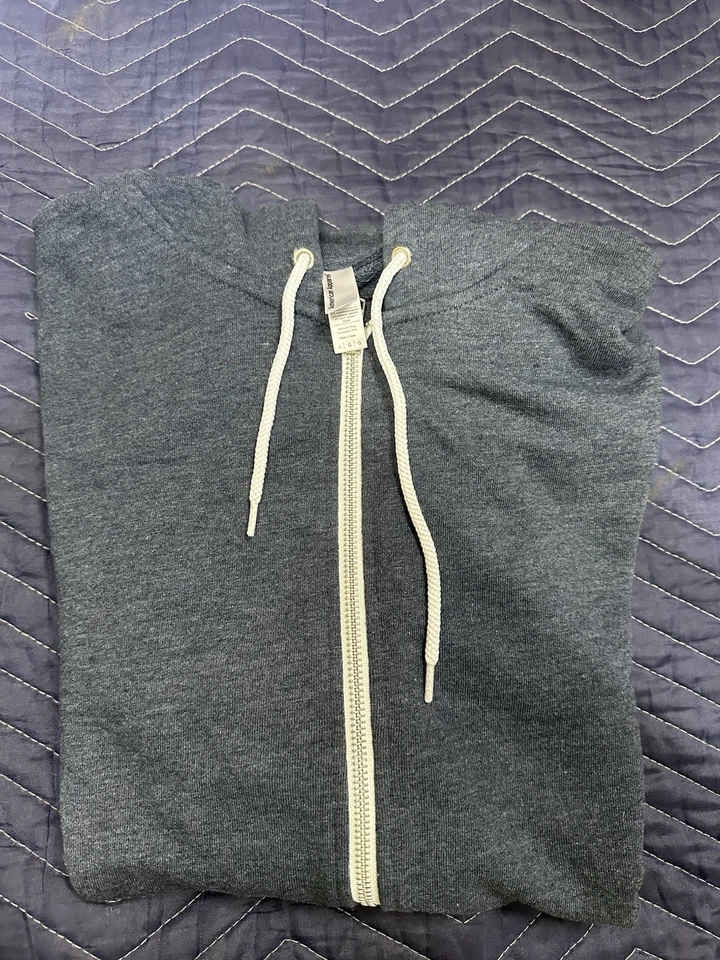 Sudadera con Capucha Cremallera Completa American Apparel UNISEX Flex Polar Sudadera con Capucha Foto 3 de 4