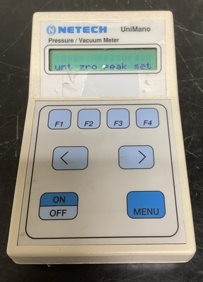 #ad Netech UniMano Pressure Vacuum Meter Tested And Working White $48.99