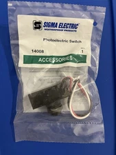 Sigma Electric 14008 Weatherproof Photoelectric Switch, 120 V, Black Finish
