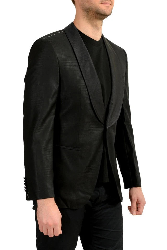 Hugo Boss Men's "T-Herve1" Slim Fit Silk Wool Tuxedo Style Blazer US 38R IT 48R - Image 2 of 4
