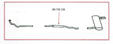 Triumph Gt6 Mk3 1970-1974 - Centre Silencer Bsth130