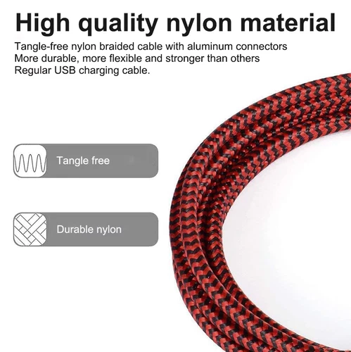 Heavy Duty Charging Phone Cable Type-C USB-C For Samsung Android LG Charger - Picture 36 of 51