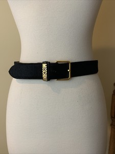 moschino small logo belt