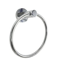Huntington Brass Euro Bath Towel Ring Polished Chrome Y14802