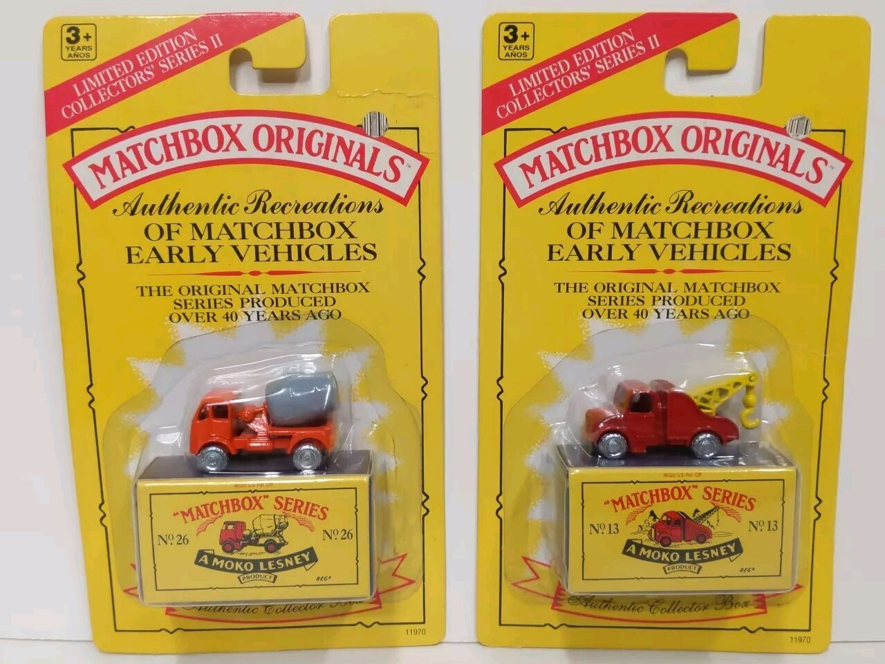 Matchbox Originals Authentic Recreations Series III. Set of 2: #13 and #26 11970