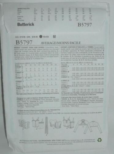 Historical Corset Bustier Boned Sash Shrug Costume Sewing Pattern 6-14 Cosplay - Picture 2 of 4