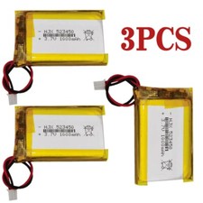 3pcs 523450 1000mAh 3.7V Rechargeable Battery For MP3 GPS PSP Bluetooth Camera