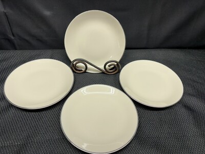 Cathedral ''CLASSIQUE'' Fine China ~ USA ~ Set of 4 ~ Bread Plates ~ 6 3/8''