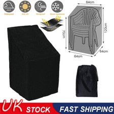 Waterproof Stacking Chair Cover Outdoor Garden Patio Furniture Chairs Cover UK