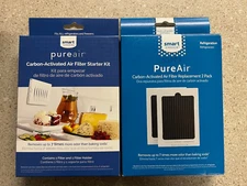 Smart Choice PureAir Carbon Activated Air Filter Starter Kit + Replacement 2 Pk