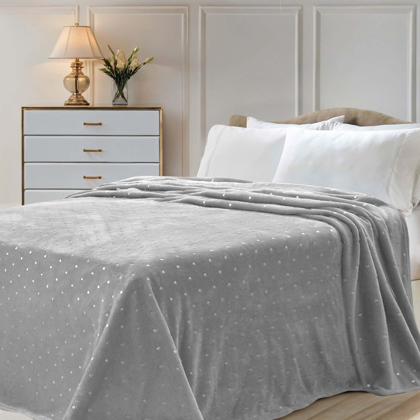 Fleece Blanket, Plush, Fluffy, Soft, Decorative Blankets for Bedroom, Sofa, F...