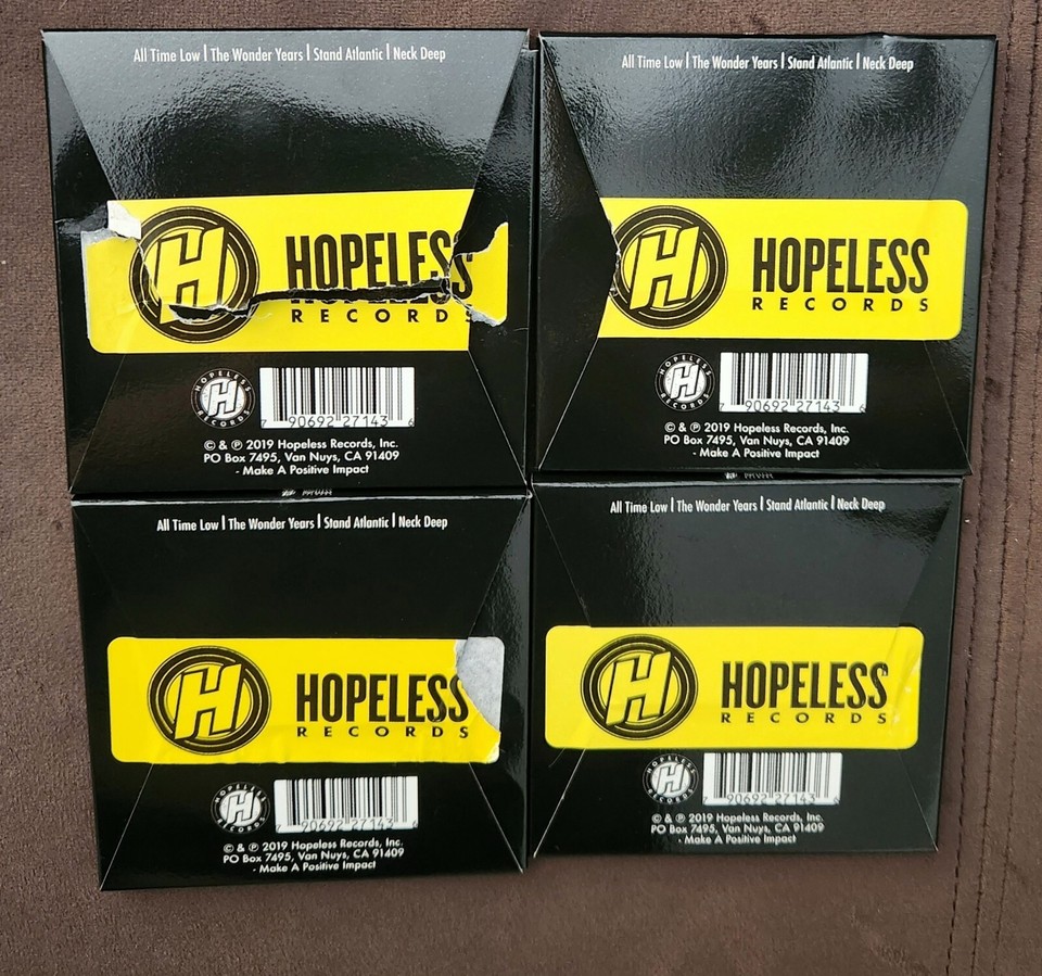 Hopeless Records Blind Box Mystery SET! 3 inch vinyl TWY All Time Low