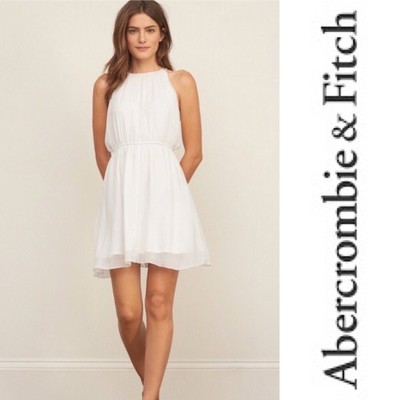 abercrombie white dress