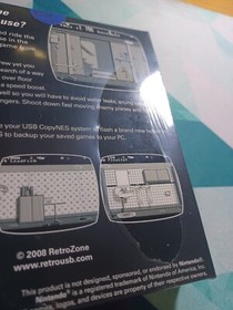 Glider Flash Cart Retrozone RetroUSB Nintendo NES Game New and Sealed w/Protectr