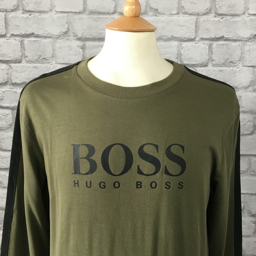 BOSS HUGO BOSS MENS UK S KHAKI GREEN 