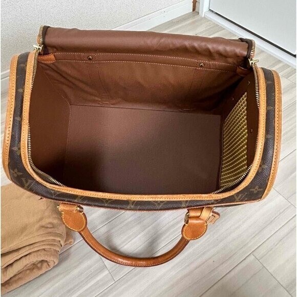 Louis Vuitton Sac Chien 40 Dog Carrier Monogram Pet Travel Bag