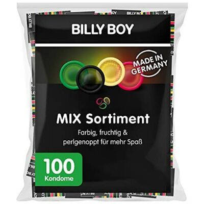 Billy Boy Kondome Mix-Sortiment Farbig Fruchtig Großpackung Verhütung 100 Stück