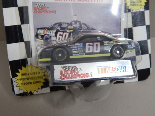 1994 Racing Champions Mark Martin 60 Winn Dixie Ford Thunderbird W/ Card & Stand - Picture 13 of 13