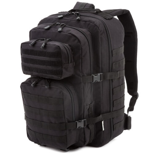 US Army Assault Backpack Combat With Touch Fasteners 50 Litre Liter Black - Picture 1 of 4