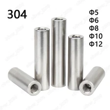 304 Stainless Steel Parallel Pins With Double Head Internal Thread Φ5 Φ6 Φ8 Φ10