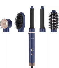 Ig Inglam MegaAir Styler, 5 in 1 Professional Hair Dryer Brush 110,000 RPM Blue