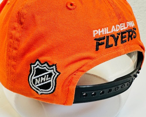 Philadelphia Flyers NHL Cap Youth One Size Black Orange 100% Cotton Snapback Hat - Picture 4 of 11