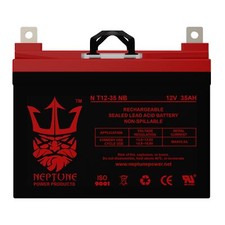 Ihc Cub Garden 1650 12V 35Ah SLA Replacement Lawn mower Battery by Neptune