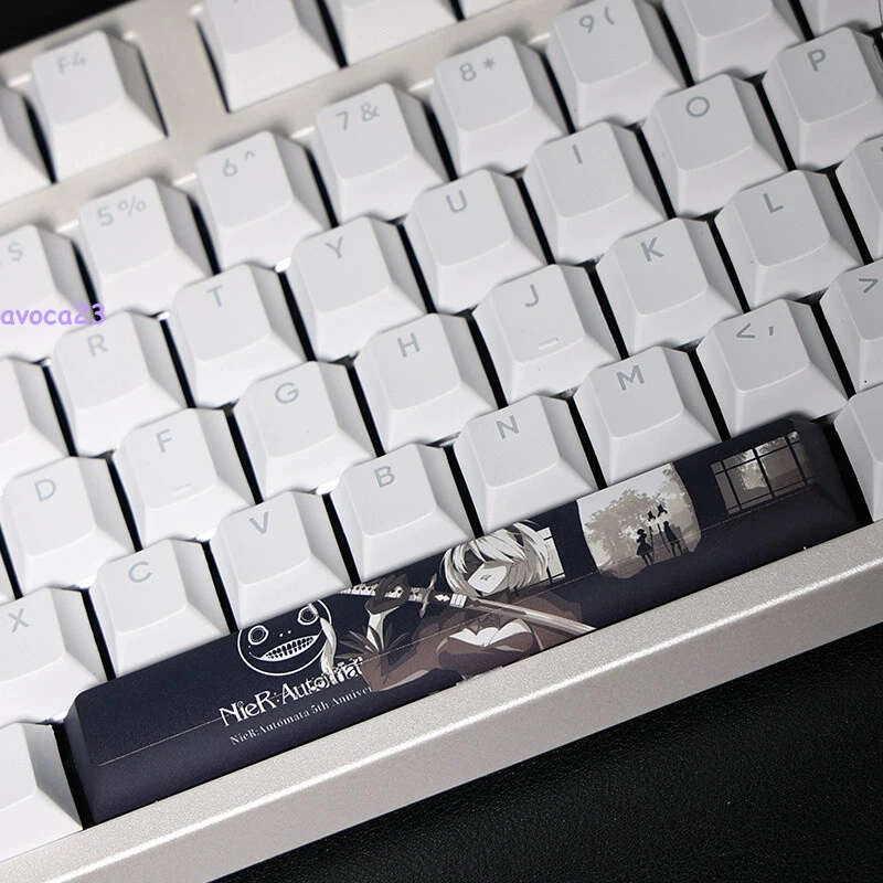 NieR:Automata Keycap PBT Translucent 108 Keys Set Cherry MX For Keyboards Gifts - Image 3 of 4