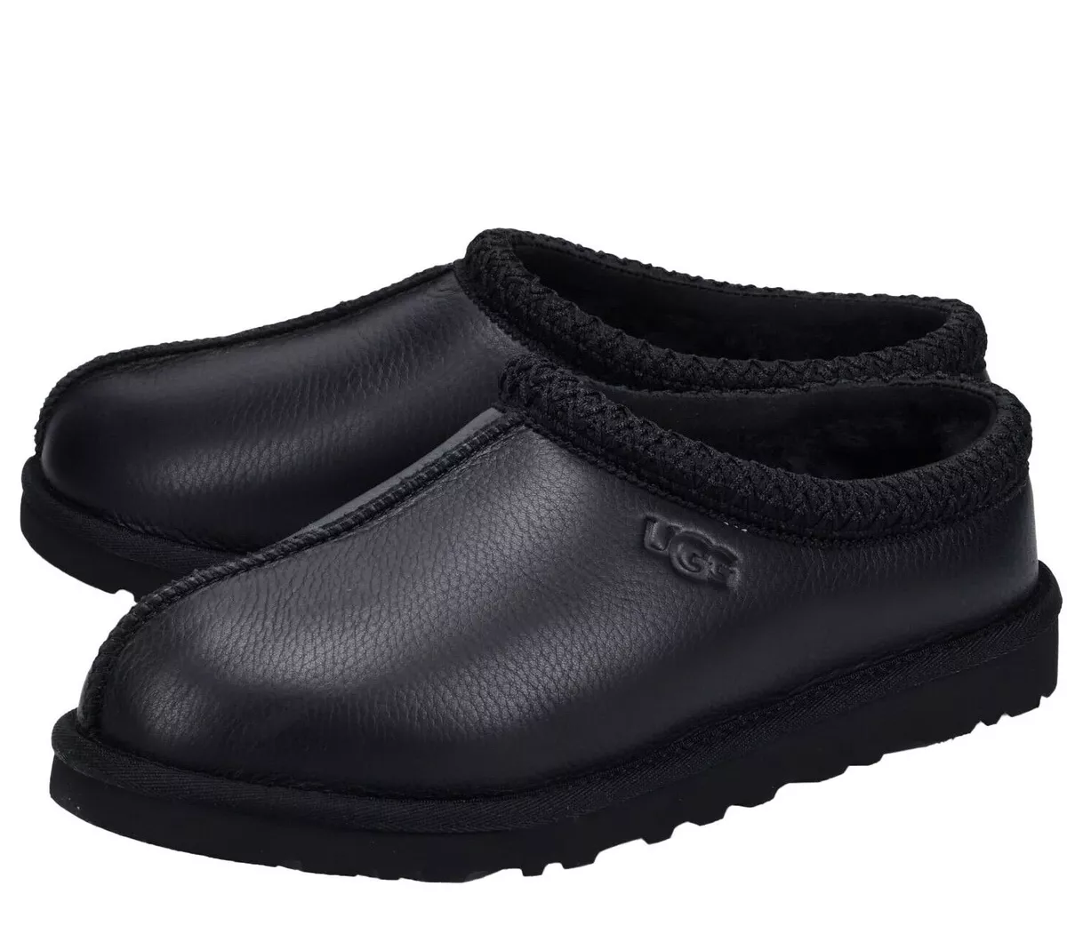 Tasman all black clearance slipper