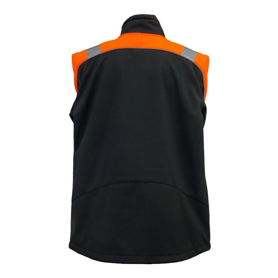 Warnschutz Jacke Softshell Softshelljacke Reflexionstreifen Warnschutzkleidung - Bild 3 von 4