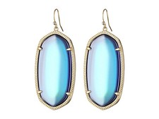 Kendra Scott Mystic Iridescent Gold Danielle Drop Earrings Rare